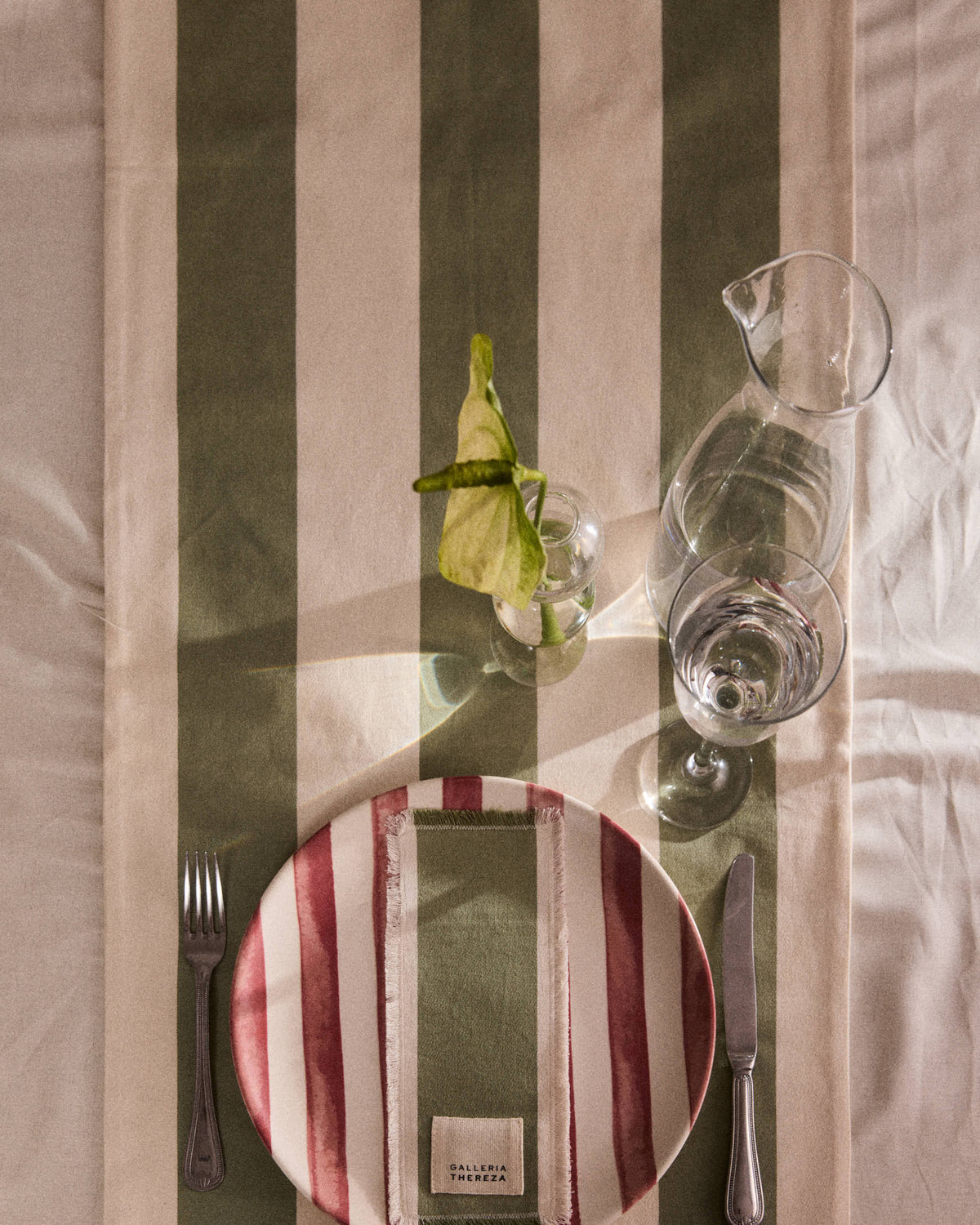 Trilho americano Remanso em algodão, 46 × 142 cm (vista 4) — Galleria Thereza